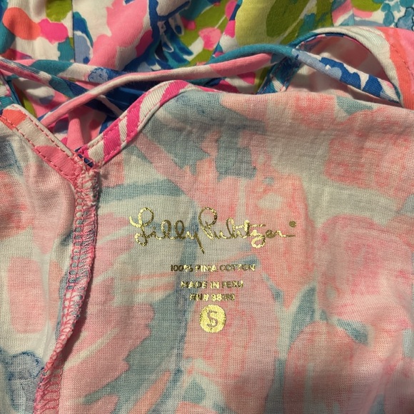Lilly Pulitzer Pink and Blue Floral Dress - Picture 6 of 6